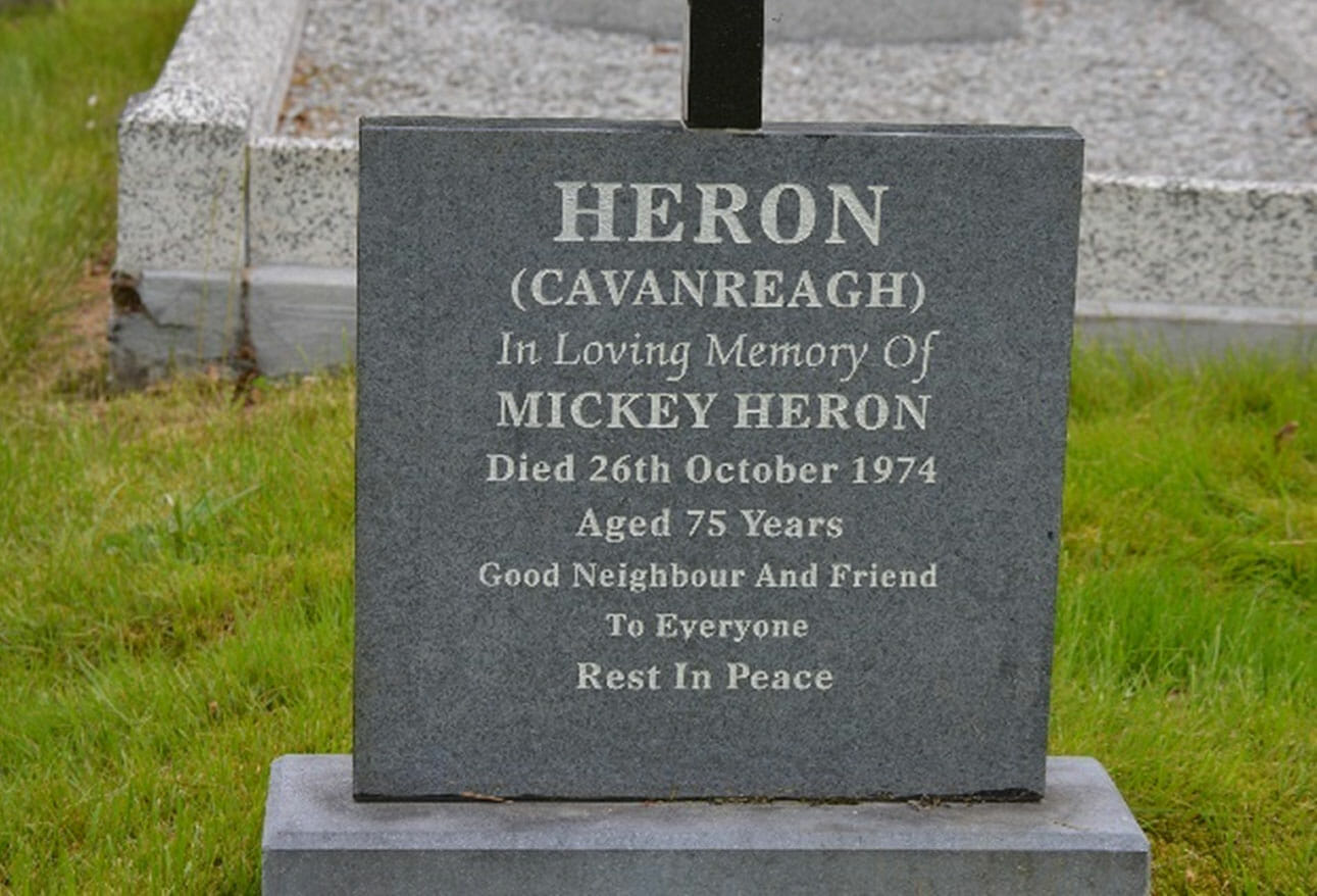 memorial stone Heron
