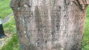 Grave Site - Gillespies
