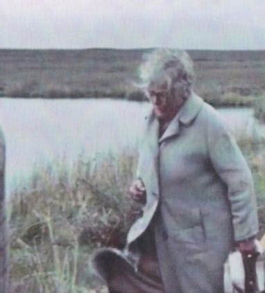 Alice doing the Station at Lough Patrick, a place which she was very dedicated to.